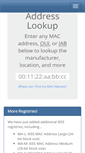Mobile Screenshot of macvendorlookup.com