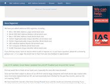 Tablet Screenshot of macvendorlookup.com